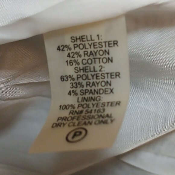 NWOT Calvin Klein Sheath Dress Women’s Size 8 Black White Lined Sleeveless - Picture 7 of 7